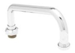 060X T&amp;S Brass Chrome Plated 8 in 26.3 gpm Lead Free Faucet Spout ,060X8,60X8,60X,060X,060-X,TSS