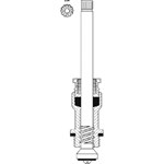 13827 Price Pfister 5-3/16 in Tub and Shower Stem Unit ,13827