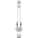 14614 Sayco 4-1/2 in Tub and Shower Stem Unit ,14614