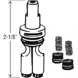 15810 Milwaukee 2-1/16 in Washerless Stem ,15810