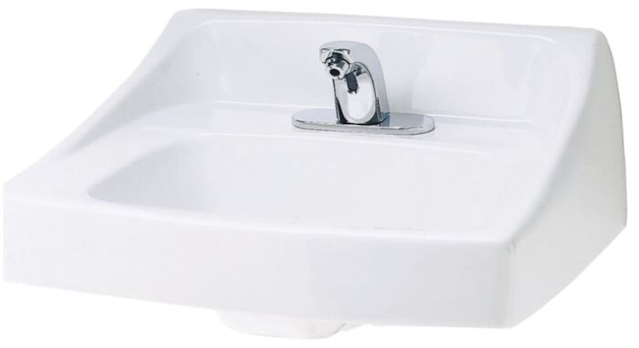 LT307.8.01 8 Ctr Wall Mount Lavatory Cotton 