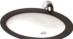 TOTO® 17" x 14" Oval Undermount Bathroom Sink, Cotton White - LT569#01 ,LT569#01