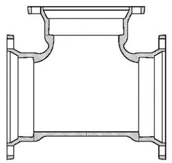 074328 Short Bend 8 in Cast Ductile Iron MJ X MJ X MJ Tee Mechanical Joint Less Accessory Domestic ,02011658,MJT8,5-620,MT8,68205988,FDIMDT088,FDI