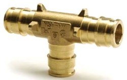 LF4707575 PROPEX LF BRASS TEE, 3/4 PEX X 3/4 PEX X 3/4 PEX ,WTF,WT34
