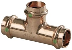 94777 Viega 2 in X 2 in X 3/4 in Copper ProPress Tee Press X Press X Press ,94777,PPTKKF,green,VIEGA GREEN,LEAD FREE,53935207,PPTKF