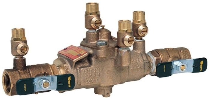 Watts Regulator Company LF 009M2-QT-S LF Cast Copper Silicon Alloy  Reduced Pressure Zone Backflow Preventer With Strainer
