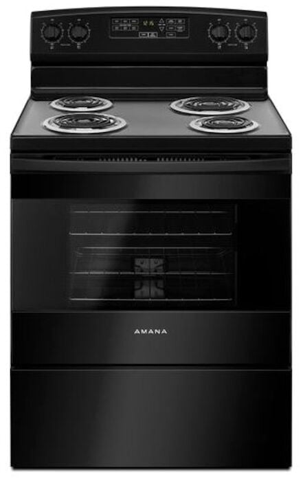 30 Electric Range Black 