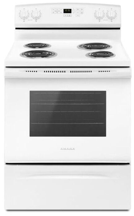 30 Electric Range White 