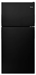 Amana 30 Top Freezer Refrigerator 18 Cu Foot Black Ada ,ART318FFDB