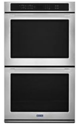 30" DOUBLE TRUE CONVECTION (UPPER WALL OVEN SELF-CLEAN 5.0 CAPACITY CONVECT CONVERSION ROLLER RACK POWER PRE-HEAT FIT SYSTEM FINGERPRINT RESISTANT STAINLESS STEEL ,