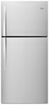 Whirlpool 30 Top Freezer Refrigerator 19 Cu Ft Monochromatic Stainless Steel Ada CAT302W,WRT549SZDM,883049339207