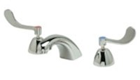 Z831R4XL Zurn AquaSpec Pol Chrome ADA 3 Hole Wrist Blade LF Goose Neck Sink Faucet ,Z831R4XL,Z831