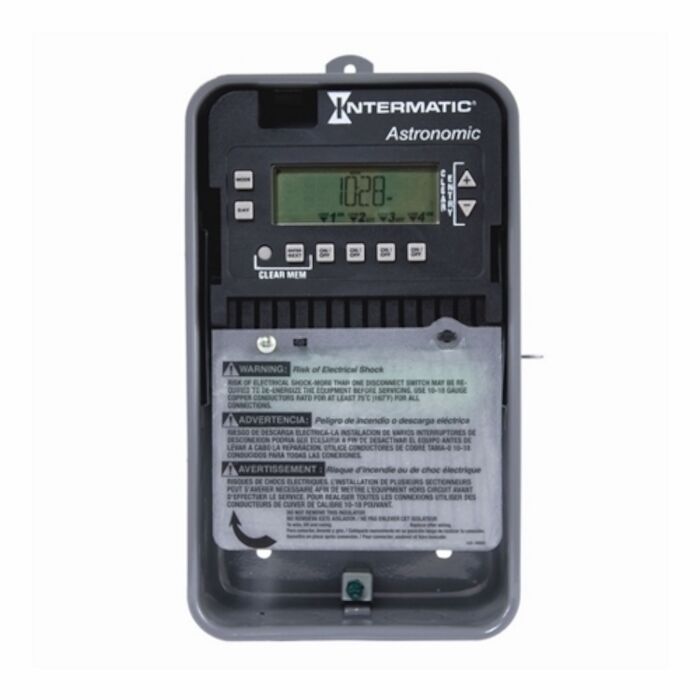ET8415CR Intermatic 7-Day Astronomic Time Switch Is The Ultimate Energy Management Controller. Complete With 4-Circuit Control To Cover Different Areas Of Your Facility, Features Easy-To-Use, To-The-Minute Programming For Reduced Energy Costs. Just Name The Application And Is In Tune With Your Facility Management Needs. 