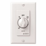 This 30 Min White Decorator Auto-Off Timer Is Designed To Replace Any Standard Wall Switch-Single Or Multi-Gang. The Energy-Efficient Mechanical Timer Does Not Require Electricity To Operate. In Addition, It Automatically Limits The On Times For Fans, Lighting, Motors, Heaters, And Other Energy Consuming Loads. CAT708,FD30MWC,078275005044