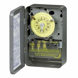 The Nema 1-208-277 V 5Hp Spst This Heavy-Duty Electromechanical Time Switch Is Designed For Industrial Commercial & Residential Applications. It Features A High Horsepower Rating That Is Ideal For Loads Up To 40 Amps Resistive From 208 Volts & Direct 24-Hour Time Switch Control Of Most Loads. All Models Are Equipped With One On & One Off Tripper. The Unit Contains A 1-Circuit Standard On/Off Single Pole Single Throw 40 Amps 4000 Watt Capacity 208-277 Volts. ,T102