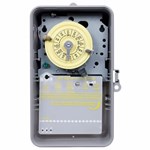 The Heavy Duty Mechanical Time Switch Is Designed For Industrial Commercial & Residential Applications. Features A High Horsepower Rating That Is Ideal For Loads Up To 40 Amps Resistive From 120-Volts & Direct 24-Hour Time Switch Control Of Most Loads. All Models Are Equipped With One On & One Off Tripper. The Unit Contains A 1-Circuit Standard On/Off Double Pole Single Throw 40 Amps 4000 Watt Capacity 120 Volts. ,T103P