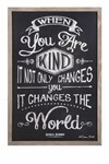 97317 Imax Kindness Changes The World Wall Decor ,