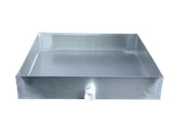 Joval A9603120077BULK A/C Condensate Safety Drain Pan 60 Inch x 31 Inch x 2 Inch 3/4 Inch Metal nip FOLDED ,PANS,DP6031