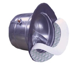 D3504 4&quot; Metal Ductwork Start Collar With Dample And Titeseal Adhesive Saddle ,D3504,ST4,DST4,JTSSD4
