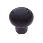41614 Bedrock Collection Rustic Bronze Finish 1-1/4 In Rustic Round Knob, Composition Zamac 