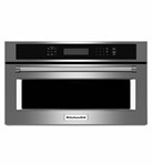 Kmbp107Ess Kitchenaid Built-In Microwave 27 In Built-In Microwave 1.4 Cu Foot 900 W Convection Cooking 240 V Hookup ,