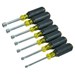 Klein Tools 631M Nut Driver Set, Magnetic Nut Drivers, 3-In Shaft, 7-Piece 92644652141 - KLE631M