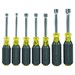 Klein Tools 631M Nut Driver Set, Magnetic Nut Drivers, 3-In Shaft, 7-Piece 92644652141 - KLE631M