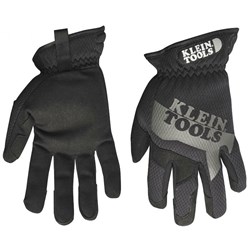 40206 Klein Tools Journeyman Black/Gray Leather Glove L ,40206