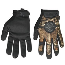 40210 Klein Tools Journeyman Camouflage/Black Leather Glove XL ,40210