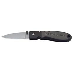 Klein Tools 44002 Lightweight Lockback Knife, 2-3/8-In Drop Point Blade, Black Handle 92644440021 ,44002