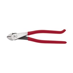 D248-9ST KLEIN Diag.-Cutting Pliers, Hi-Leverage for Rebar, Angled Head, 9 ,D248-9ST,92644720727