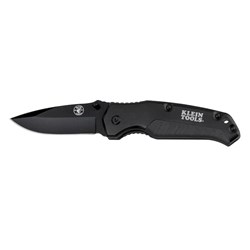 44220 Pocket Knife Black Drop-point Blade 