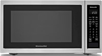 Kitchenaid d-w-o Stainless 1.5 Cu Ft Countertop Microwave, 1200 Watts, Sensor, Convection, White Led, Trim Kit Available ,883049458984