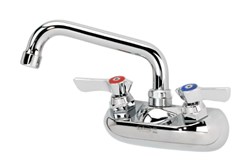 10-406L Lf 10-406L Commercial Series 4In Center Wall Mount Faucet 6In Spout Low Lead ,