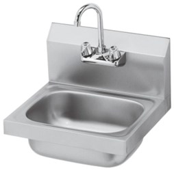 HS-2L Krowne 16in Hand Sink With Wall Mount Faucet ,HS-2L,82219642104