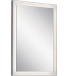84168 Ryame 24 In Lighted Mirror Silver 