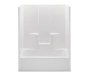 2603SGMR-WH Aquatic White 60 in X 33.25 in X 75.25 in Alcove Right Above the Floor Rough In Tub/Shower Combo ,