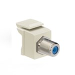 41084-FIF Leviton Quickport F-Type Adapter Nickel-Plated Ivory ,41084-FIF,41084-FIF