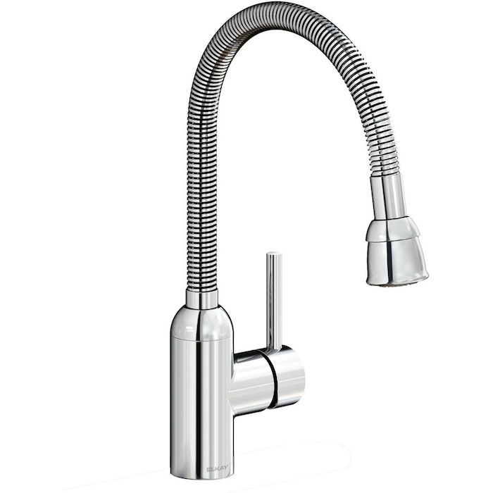 Pursuit Laundry/Utility Faucet with Flexible Spout Forward Only Lever Handle Chrome PURSUIT, FLEXIBLE, ADJUSTABLE, Lead free, no lead, low lead, leadfree, lead-free, NSF, NSF372, NSF 372, lead