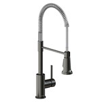 Lkav2061Bkcr Elkay Residential Avado Single Hole Kitchen Faucet With Semi-Professional Spout And Lever Handle Black Stainless And Chrome ,
