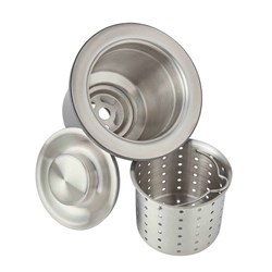 LKDD Elkay 3 1/2 Drain Fitting Deep Strainer Basket And Brass Tailpiece ,