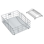 Elkay Stainless Steel 12-1/16&quot; x 15-13/16&quot; x 7-1/16&quot; Rinsing Basket ,