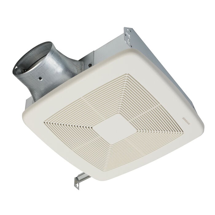 LP50100DC  Loprofile Series Bathroom Exhaust Fan With Selectable 50 Or 100 Cfm 