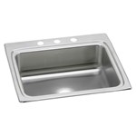 LR25223 18 Gauge Stainless Steel 25X22X8.125 Single Bowl Top Mount Kitchen Sink ,
