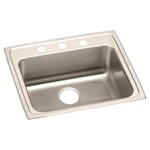 LRAD2219603 18 Gauge Stainless Steel 22X19.5X6 Single Bowl Top Mount Kitchen Sink ,