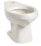 135010007 Mansfield Alto White 1.6 gpf 12 in Rough-In Elongated Front Toilet Bowl ,135010007,135WH,MEB,M135,KEB,MEBWH