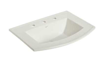 268810000 Mansfield Barrett White Self-Rimming Bathroom Sink ,268,046587061867,ML318,MAN268