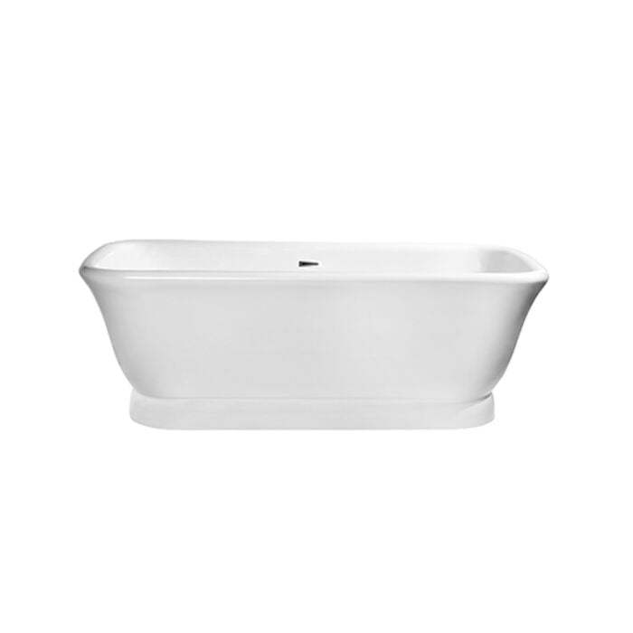 5758 Whitley Brigitte White 5.9 Center Freestanding Bathtub 