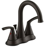 P4A-420ORB Matco-Norca Angelic 2 Handle Oil Rubbed Bronze High Arc 4 in Lav Fct Metal Lever Handles Ceramic Cartridge Metal Pop Up 3 Hole ,P4A-420ORB