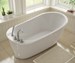 105797-000-002 Maax Sax 60 in X 32 in Freestanding Bathtub With End Dra in White - MAX105797000002